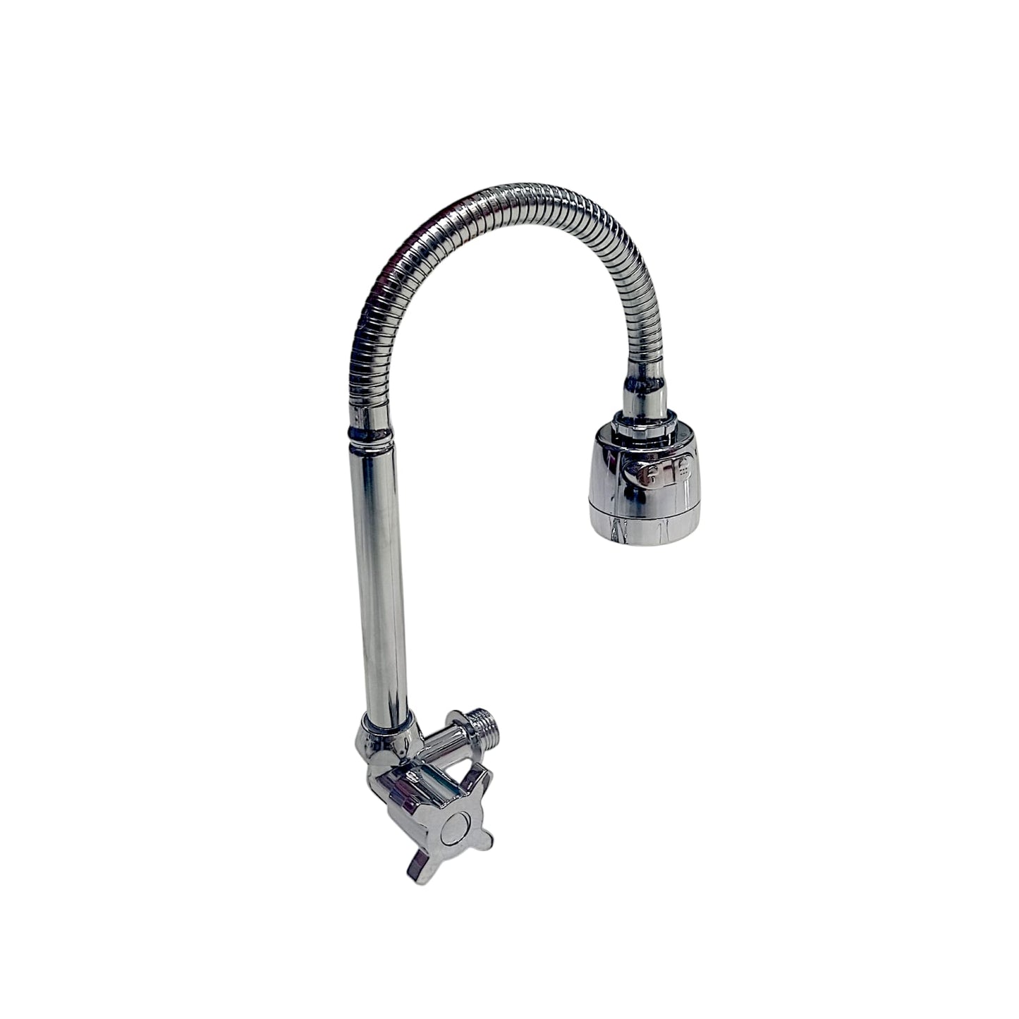 1/2 IN / BANO 362 Kran Angsa Fleksibel Sink BCP Tembok Stainless