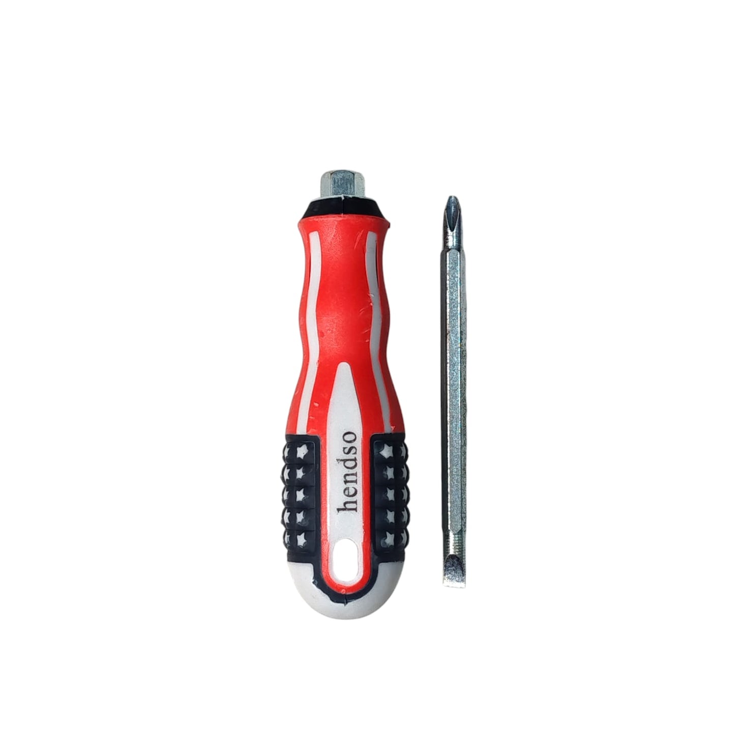 4 IN / HENDSO Obeng Screwdriver Two Way Bolak Balik Plus Minus 2 In 1 Gagang Fiber