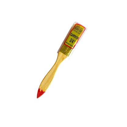 3/4 IN / CARNIVOR Kuas Cat Tembok Kayu Besi Air Acyrlic Paint Brush