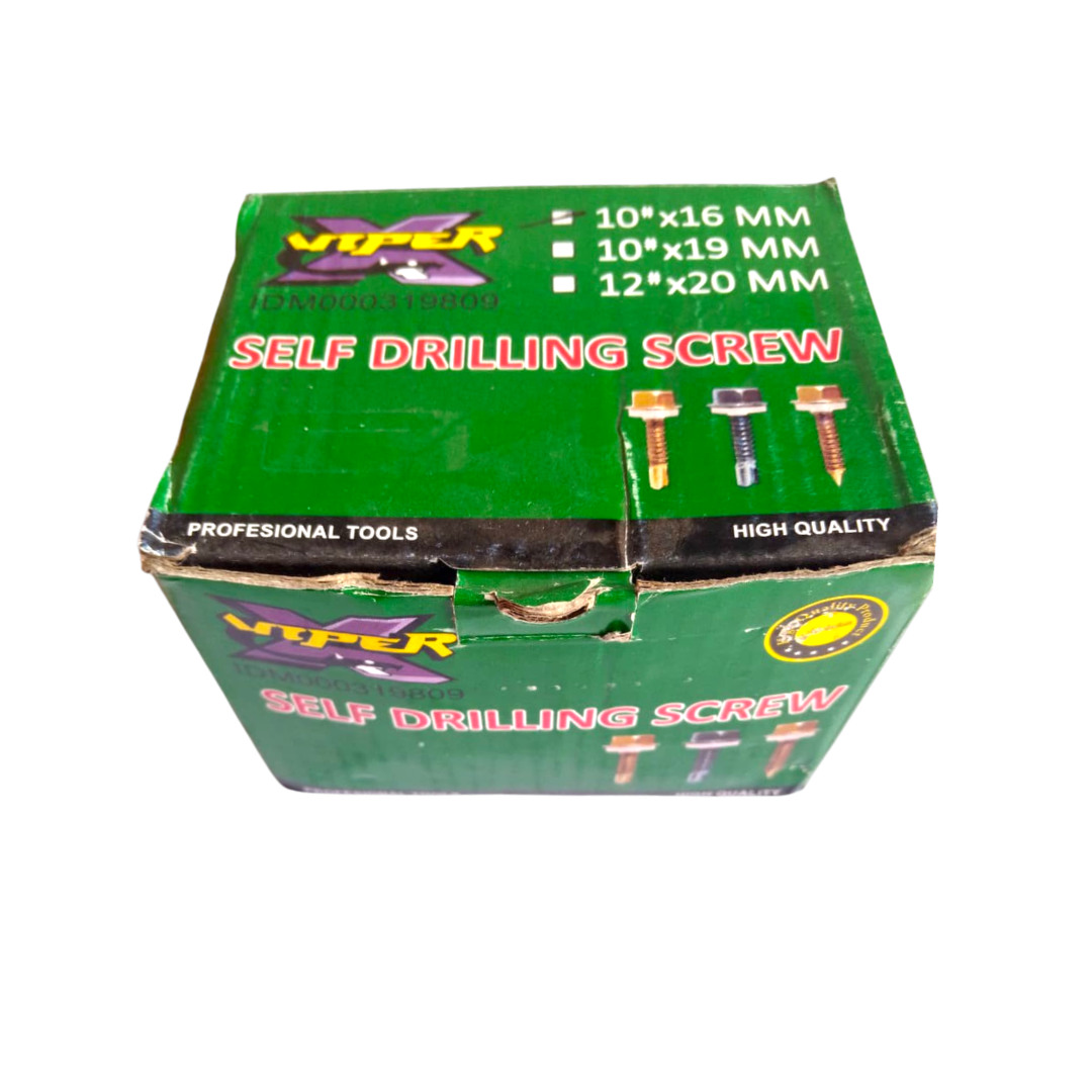 #10 x 16 MM / VIPER Roofing Baut Sekrup Atap Baja Ringan Warna Dus
