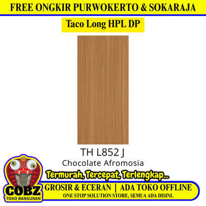 122 CM x 300 CM / TACO LONG HPL J HPL Lembar