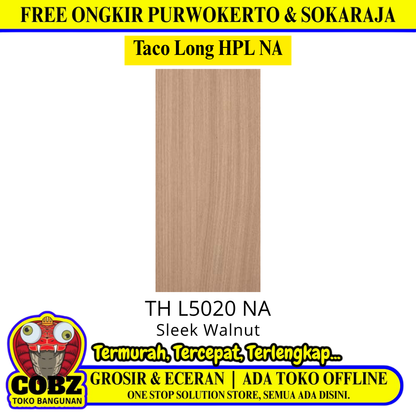 122 CM x 300 CM / TACO LONG HPL NA HPL Lembar