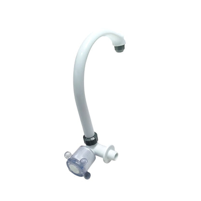 1/2 IN / NARITA Kran Angsa Sink Bak Cuci Piring Tembok Plastik PVC