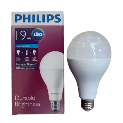 19 WATT / PHILIPS LED B Lampu Bohlam Bulb Cool Daylight