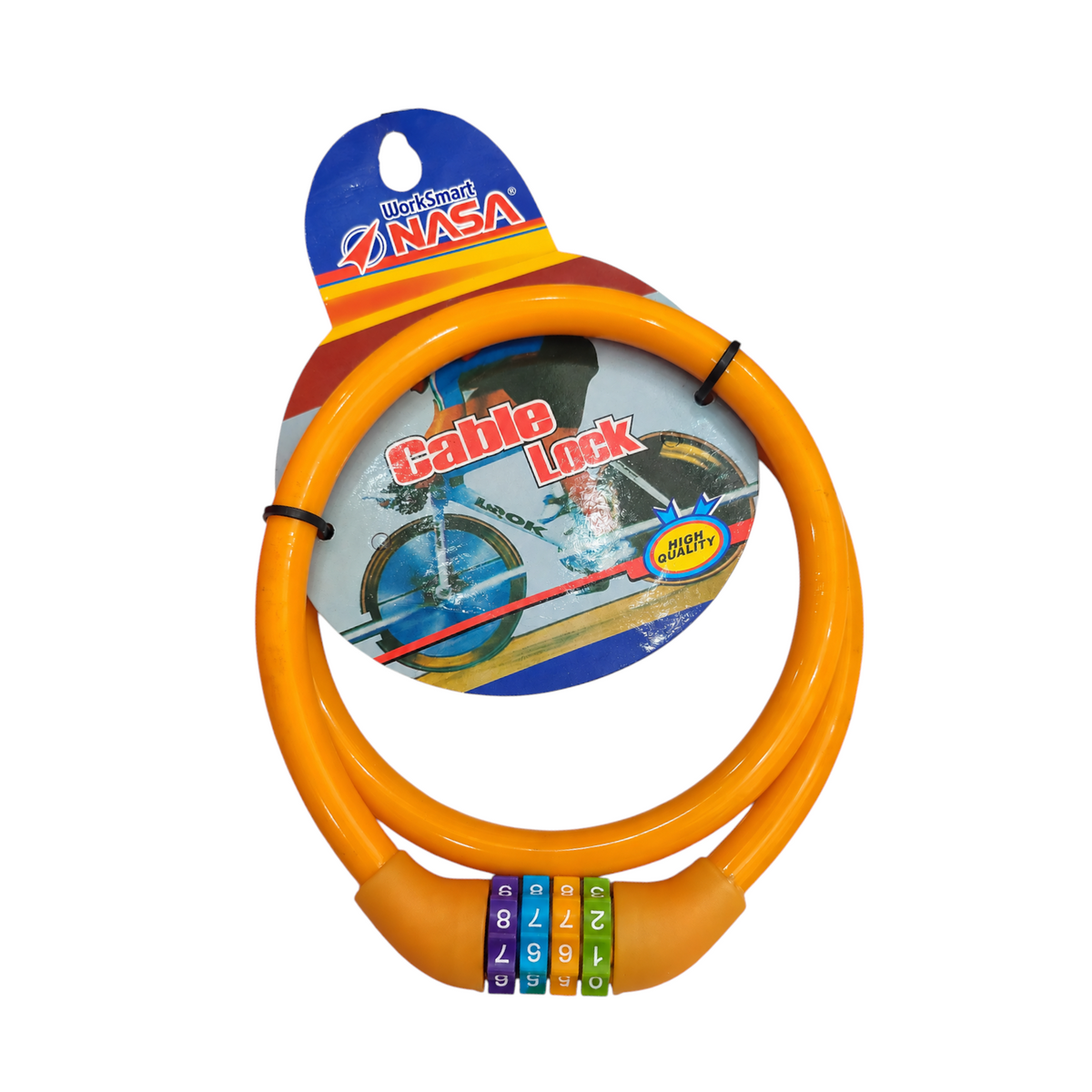 NASA Gembok Sepeda Pengaman Anti Maling Nomer Bicycle Lock