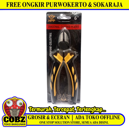 6 IN / HPP Tang Potong Kawat Kabel Diagonal Cutting Pliers
