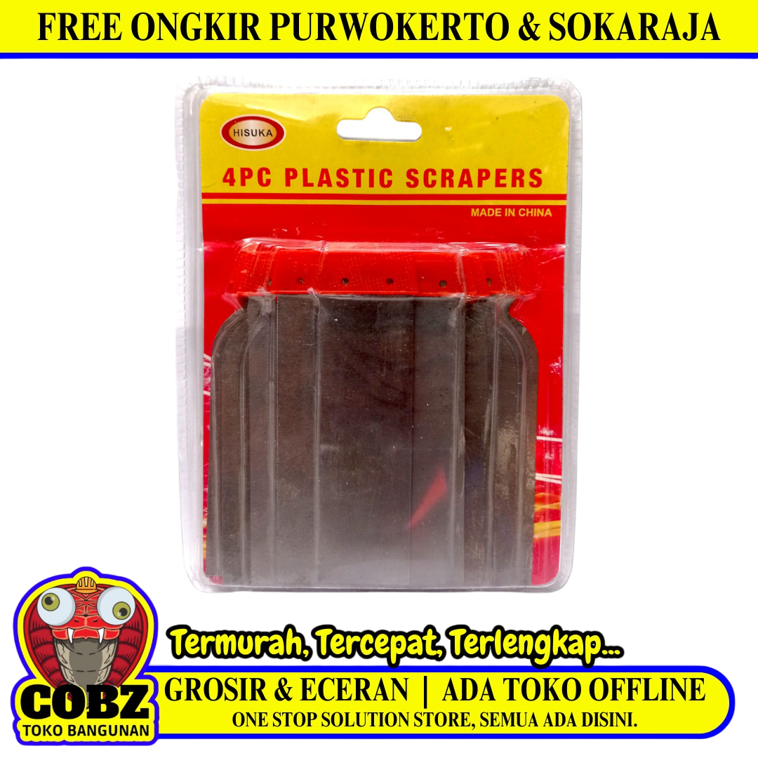 2 - 5 IN / HISUKA Sekrap Daun Kape Scrapper Cat Acian Stainless Set