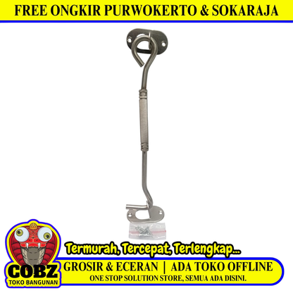 8 IN / STARK Hak Angin Cantol Penahan Jendela Window Hook Stainless