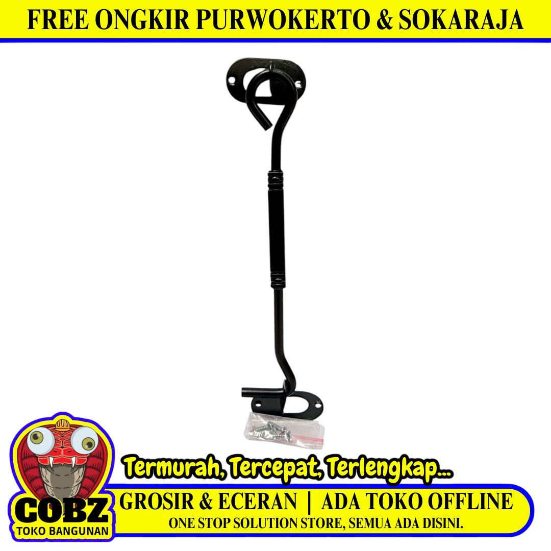 8 IN / STARK 02 Hak Angin Cantol Penahan Jendela Window Hook Stainless