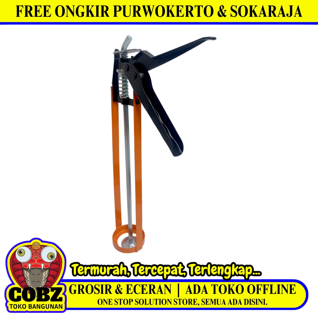 KODAI TLB-01 Alat Tembakan Penyodok Lem Kaca Silicone Sealant Botol