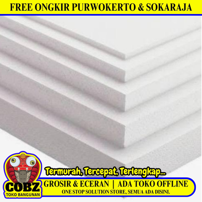 1 CM x 100 CM x 200 CM / TM Styrofoam Putih Lembar