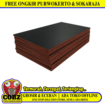 18 MM x 120 CM x 240 CM / TM Triplek Cor Film Face 1 Sisi Lembar