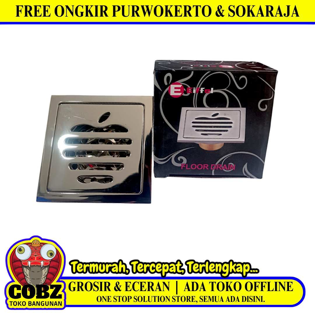 4 IN / EIFFEL Saringan Got Leher Panjang Floor Drain Stainless