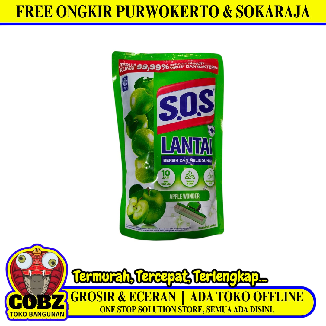 700 ML / SOS LANTAI APPLE WONDER Cairan Pembersih Lantai Sabun Pel Floor Cleaner
