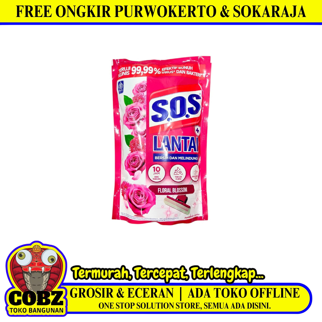 700 ML / SOS LANTAI FLORAL BLOSSOM Cairan Pembersih Lantai Sabun Pel Floor Cleaner