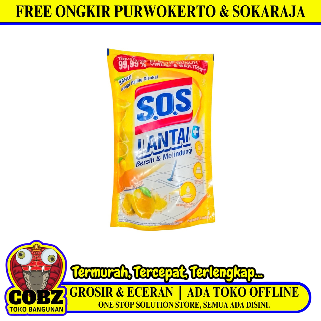 700 ML / SOS LANTAI LEMON TWIST Cairan Pembersih Lantai Sabun Pel Floor Cleaner