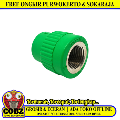 32 MM x 3/4 IN / RUCIKA SDD Faucet Socket Pipa PPR Pcs
