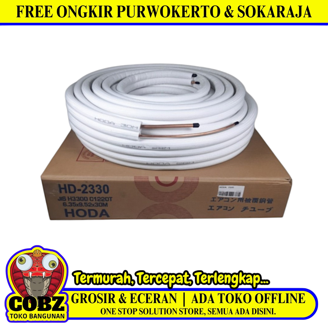 1/ 4 IN x 3/8 IN x 30 M / HODA Pipa Refrigerant Roll