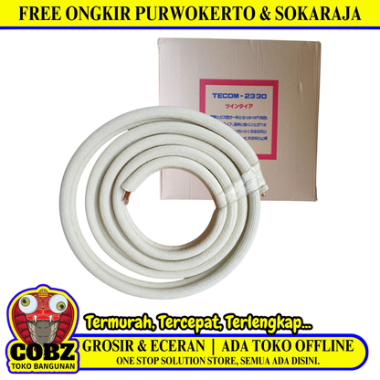 1/ 4 IN x 3/8 IN x 30 M / TECOM Pipa Refrigerant Roll