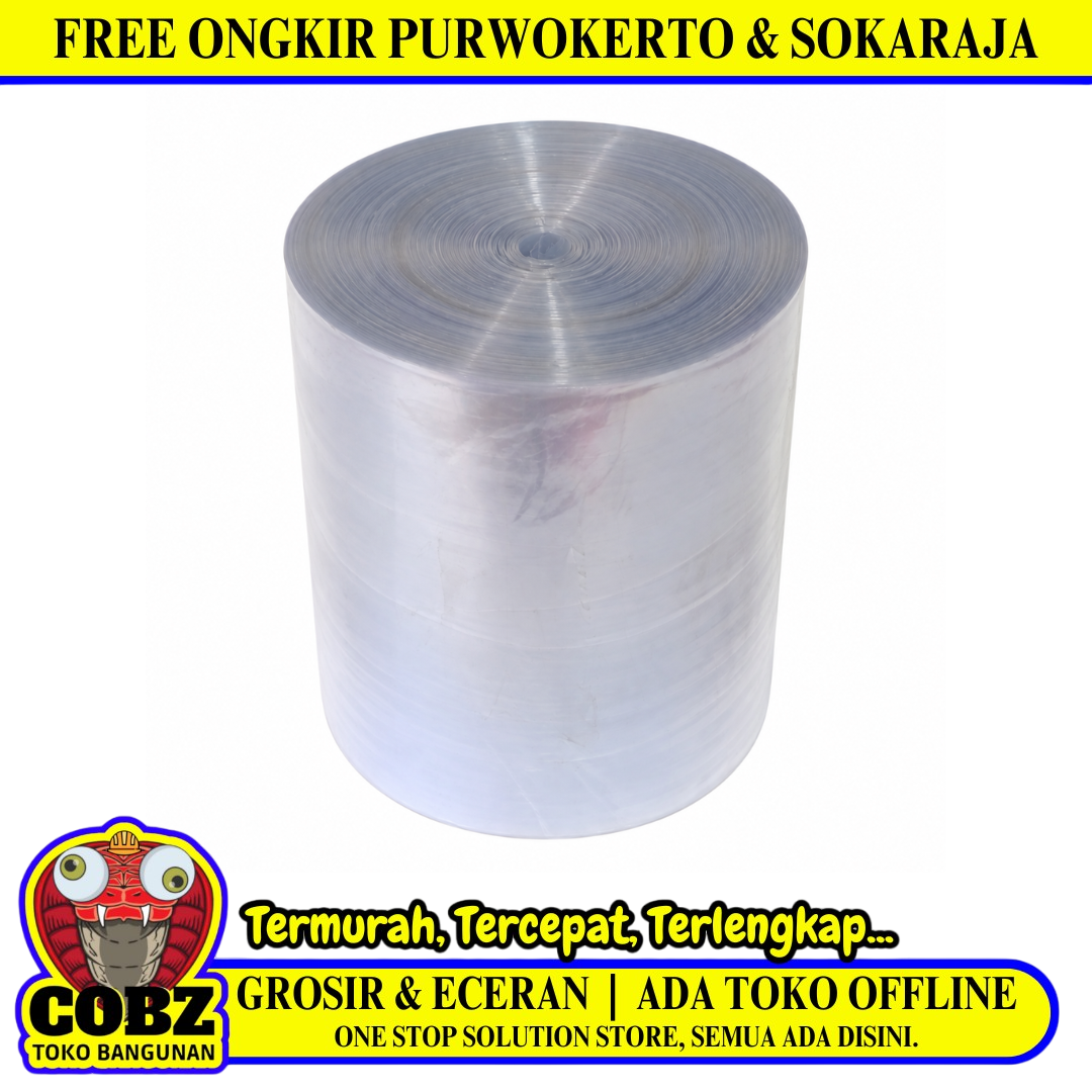 15 CM x 1 KG / TM Plastik Heatshrink Roll
