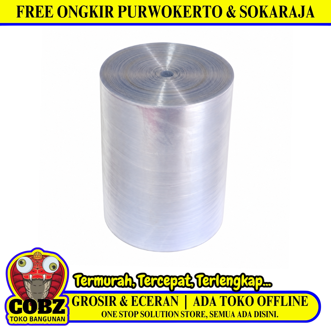 20 CM x 1 KG / TM Plastik Heatshrink Roll