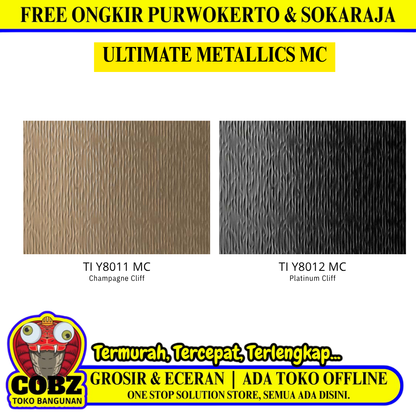 122 CM x 244 CM / TACO ULTIMATE METALLICS MC HPL Lembar
