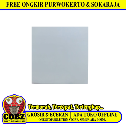 30 CM x 30 CM / JUPITER AVANTE Keramik Lantai Rumah Glossy White Dus