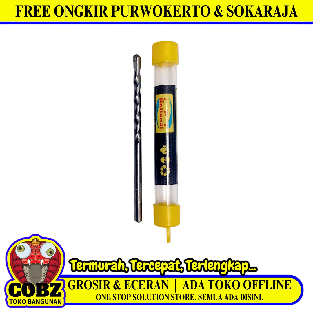 5 MM / CPT NATIONAL Masonry Drill Bits Mata Bor Beton Tembok Dinding