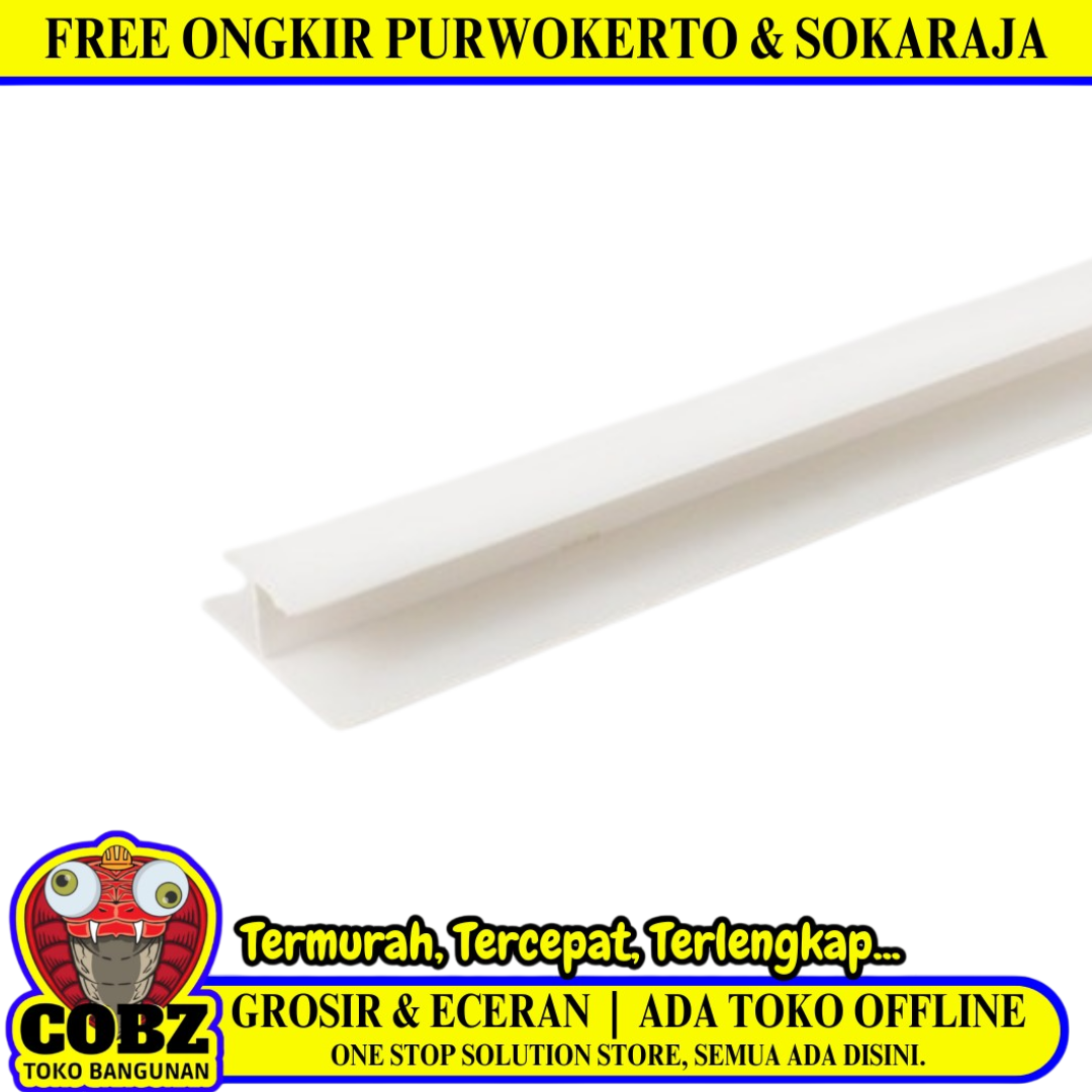 1.5 CM x 4 M / SHUNDA PLAFON SB.301 List Joint T Batang