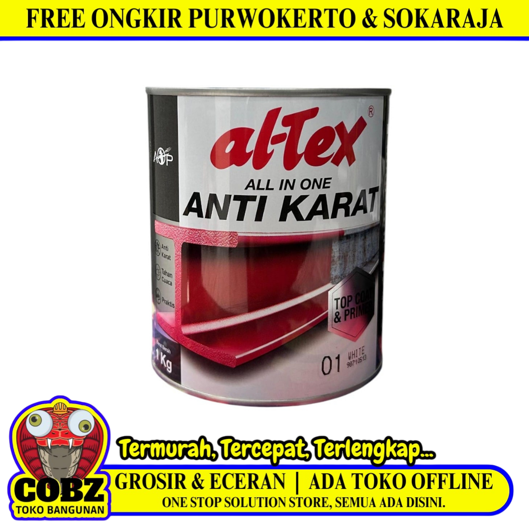 1 KG / ALTEX ALL IN ONE Zinc Chromate Kaleng Pcs - ALTEX (01 White)