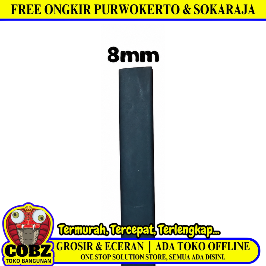 8 MM / TM Isolasi Bakar Hitam Meter