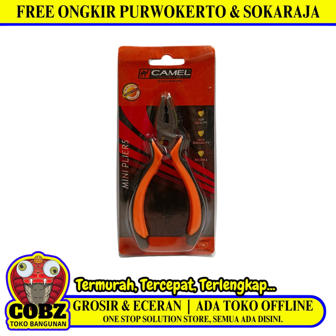 4 1/2 IN / CAMEL Tang Kombinasi Kawat Kabel Combination Pliers