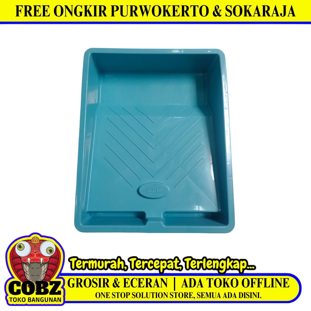 37 CM x 30 CM / MDN Bak Wadah Tempat Palet Busa Roll Cat