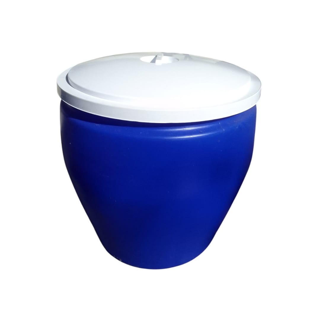 180 L / TM Drum Tong Sampah PVC Biru