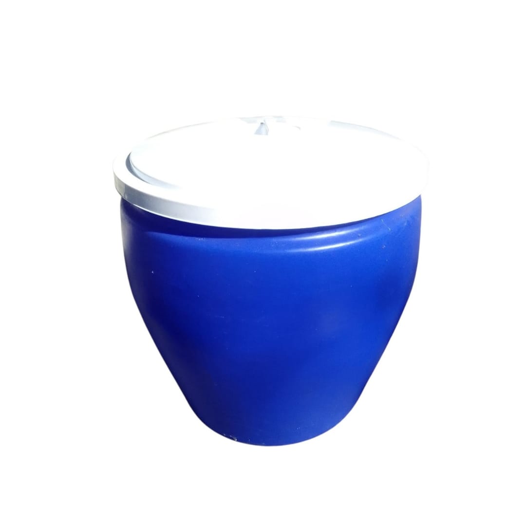 180 L / TM Drum Tong Sampah PVC Biru