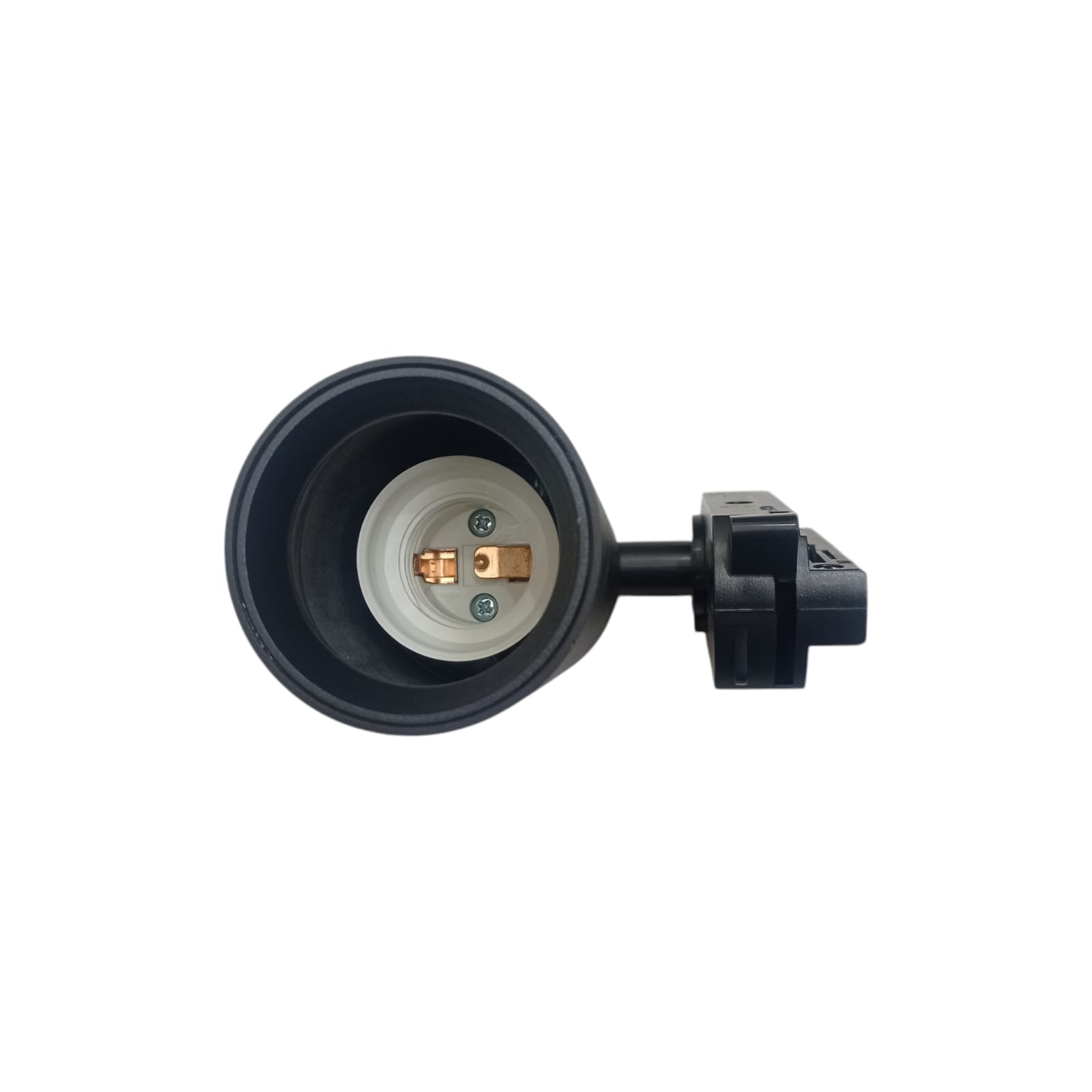 IN-LITE E27 Kap Lampu Sorot Spot Tracklight Hitam