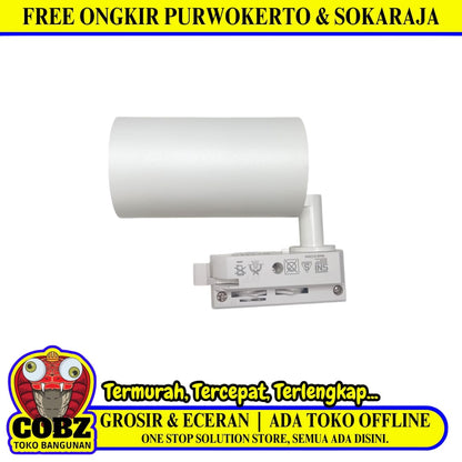 IN-LITE E27 Kap Lampu Sorot Spot Tracklight Putih