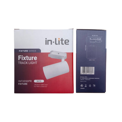 IN-LITE E27 Kap Lampu Sorot Spot Tracklight Putih