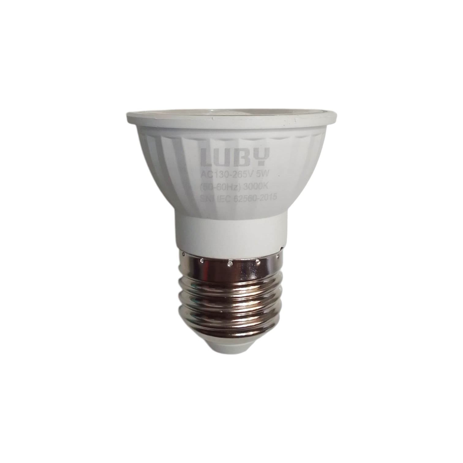 5 W / LUBY 3000 K E27 Lampu Sorot Spot Tracklight LED Warna Putih