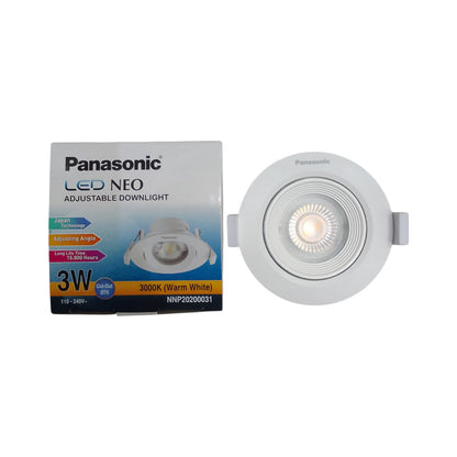 3 W / PANASONIC NEO Lampu Sorot Spot Tracklight LED Warna Warm White