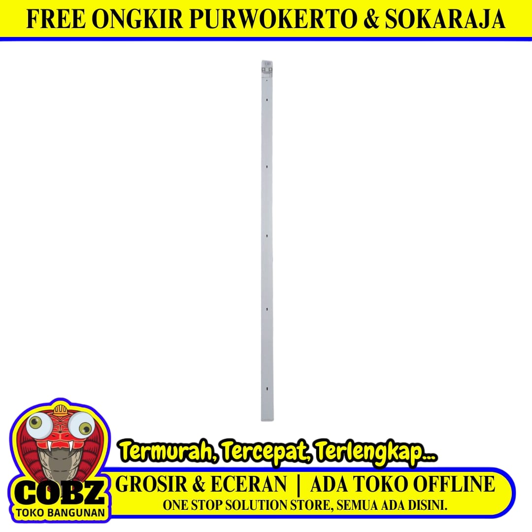 100 CM / HOLYLUX Rel Rail Lampu Sorot Spot Tracklight Putih