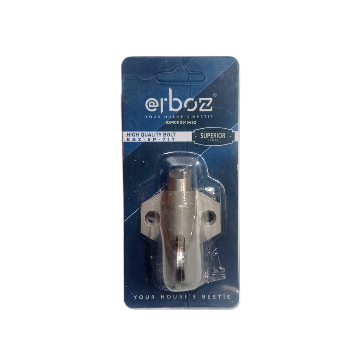 ERBOZ 02 Spring Knife Grendel Kodok Pengunci Jendela Besar SS Silver
