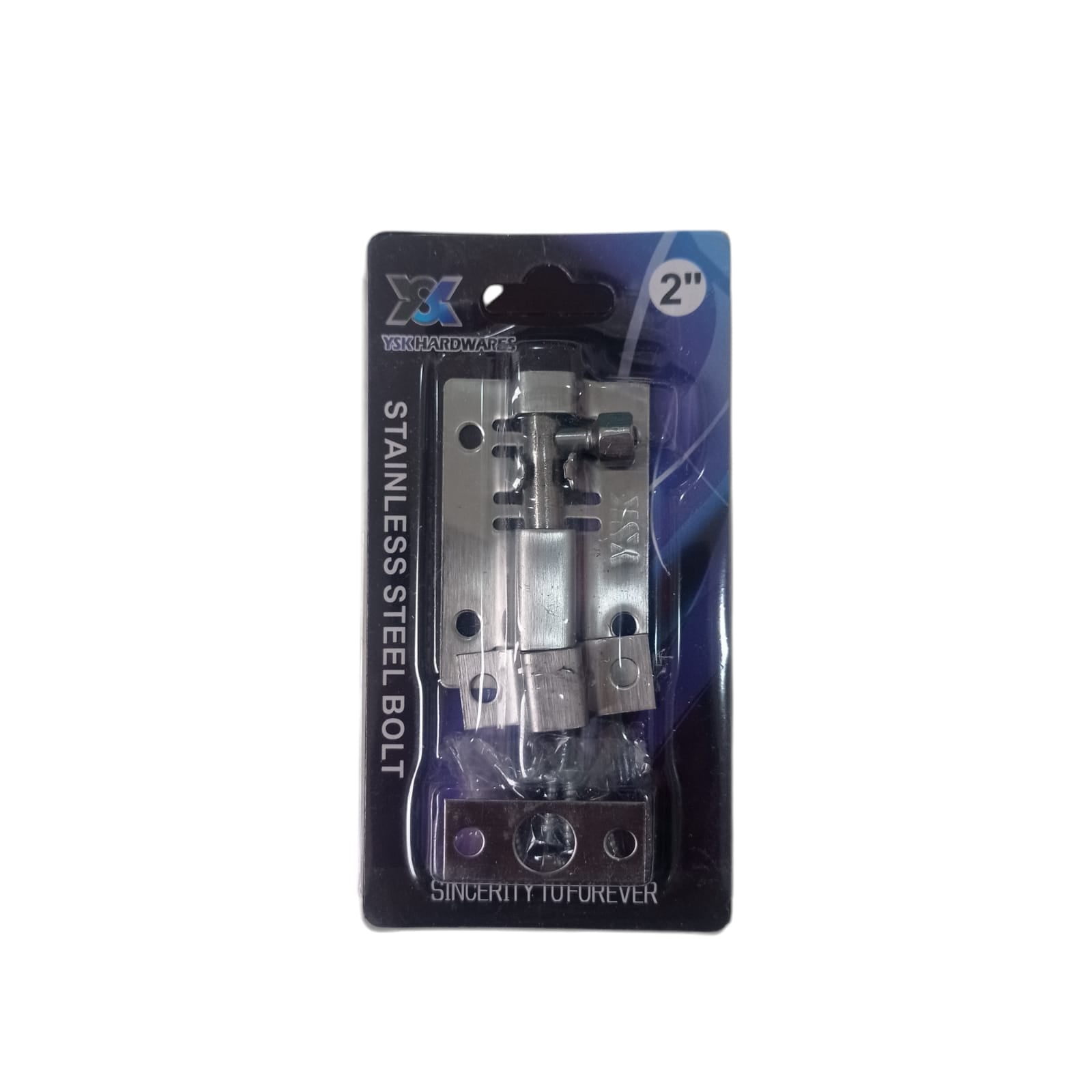 2 IN / YSK Grendel Kunci Slot Pintu Jendela Stainless