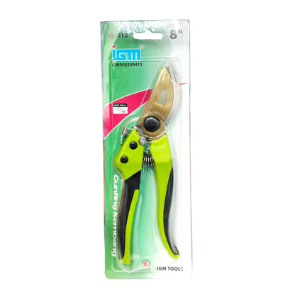 8 IN / IGM Gunting Dahan Bengkok Ranting Tanaman Pruning Shears Gagang Bahan