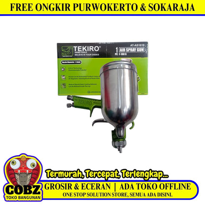 400 CC / TEKIRO F-100 G Spray Gun Tabung Atas Spet Cat Semprot Kompresor