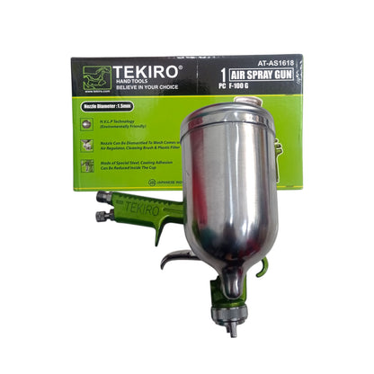 400 CC / TEKIRO F-100 G Spray Gun Tabung Atas Spet Cat Semprot Kompresor