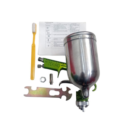 400 CC / TEKIRO F-100 G Spray Gun Tabung Atas Spet Cat Semprot Kompresor