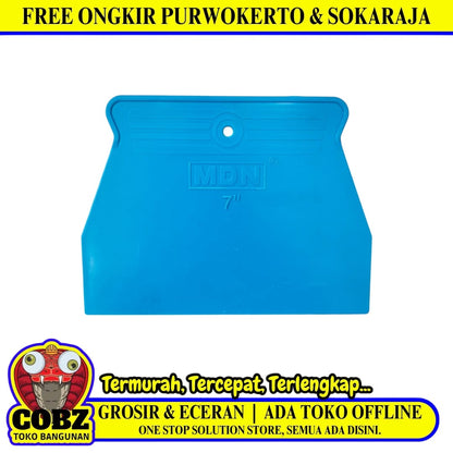 7 IN / MDN Sekrap Daun Kape Scrapper Cat Perata Acian Plastik PVC