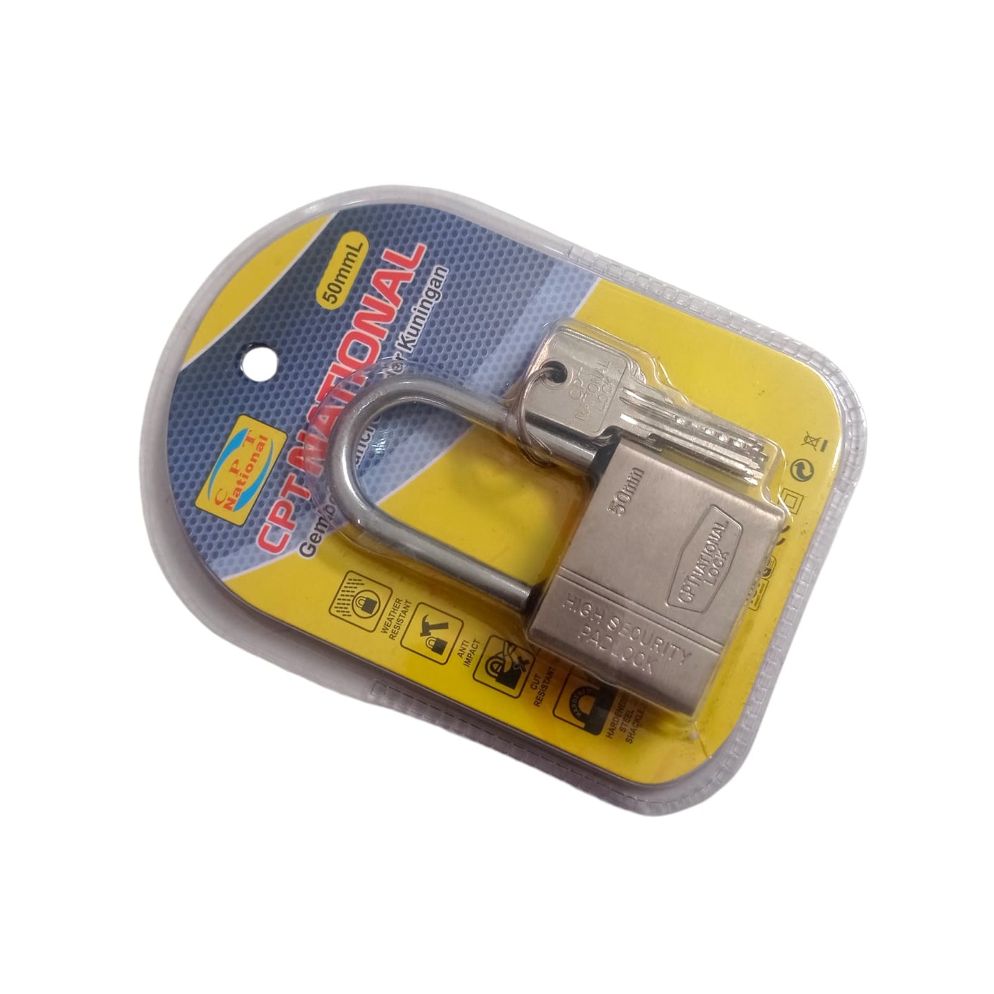 50 MM / CPT NATIONAL Gembok Pintu Pagar Padlock Anti Maling Leher Panjang
