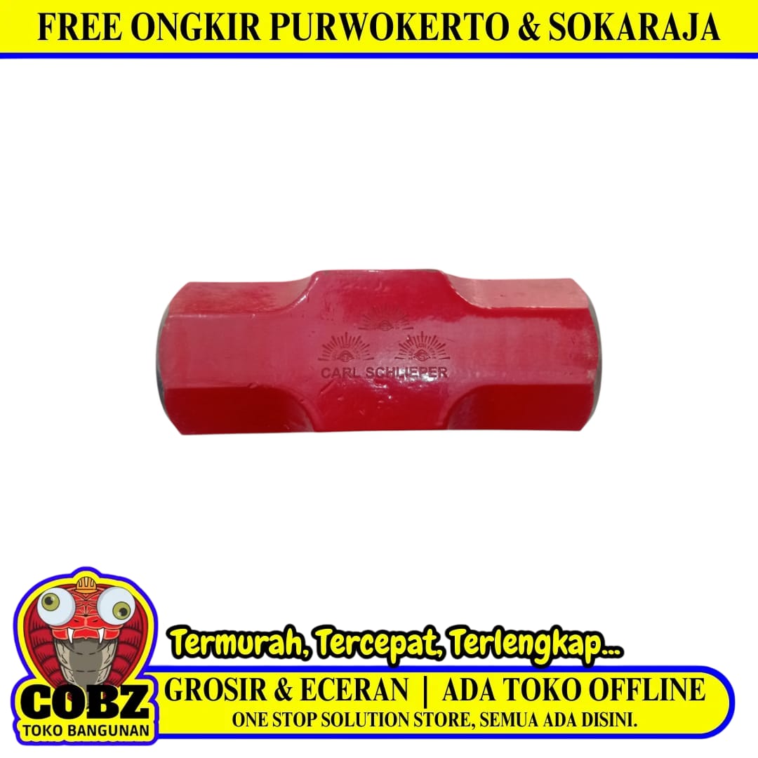 8 LB / CARL SCHLIEPER Mata Palu Martil Bodem Batu Sledge Hammer